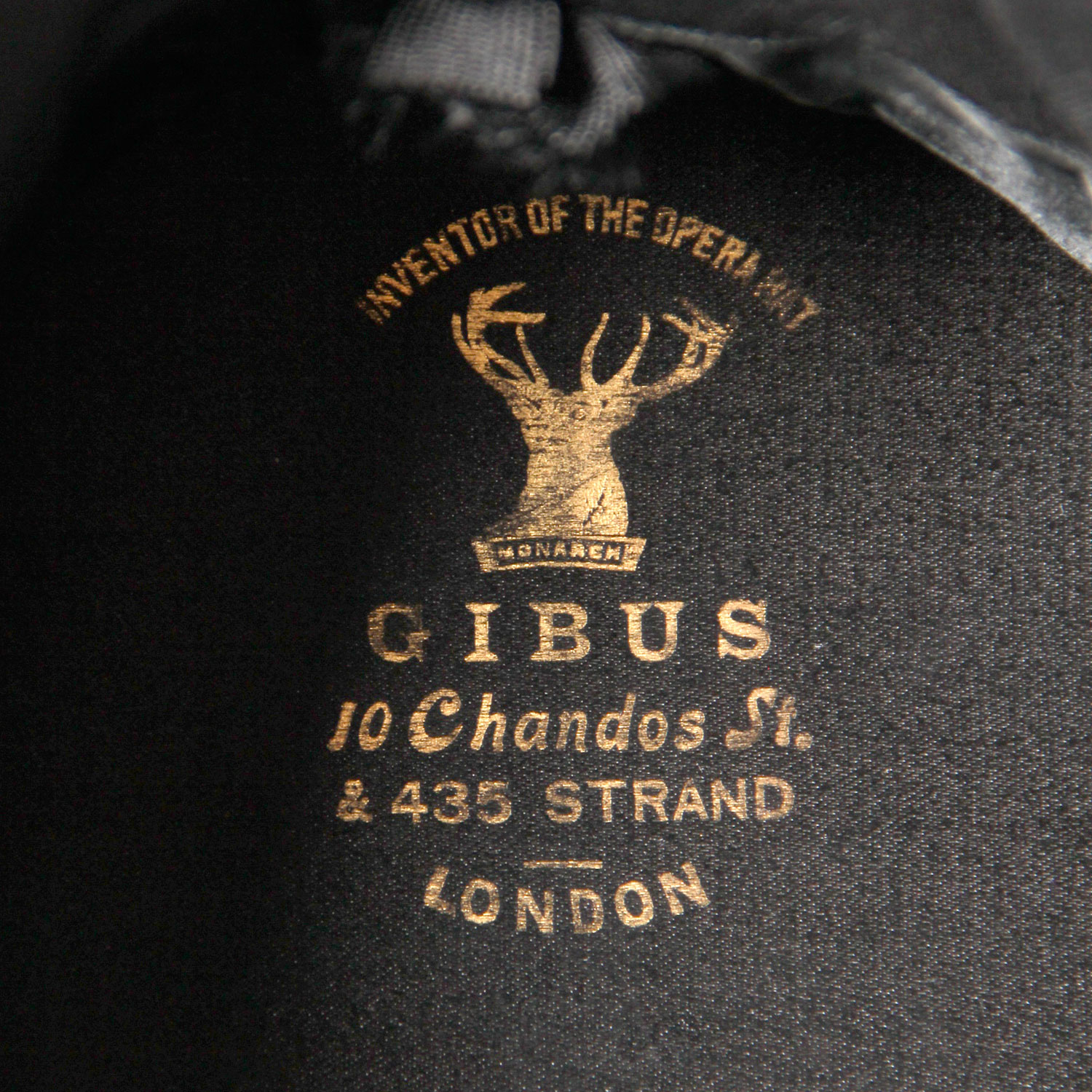 Antique Silk Gibus London Top Hat