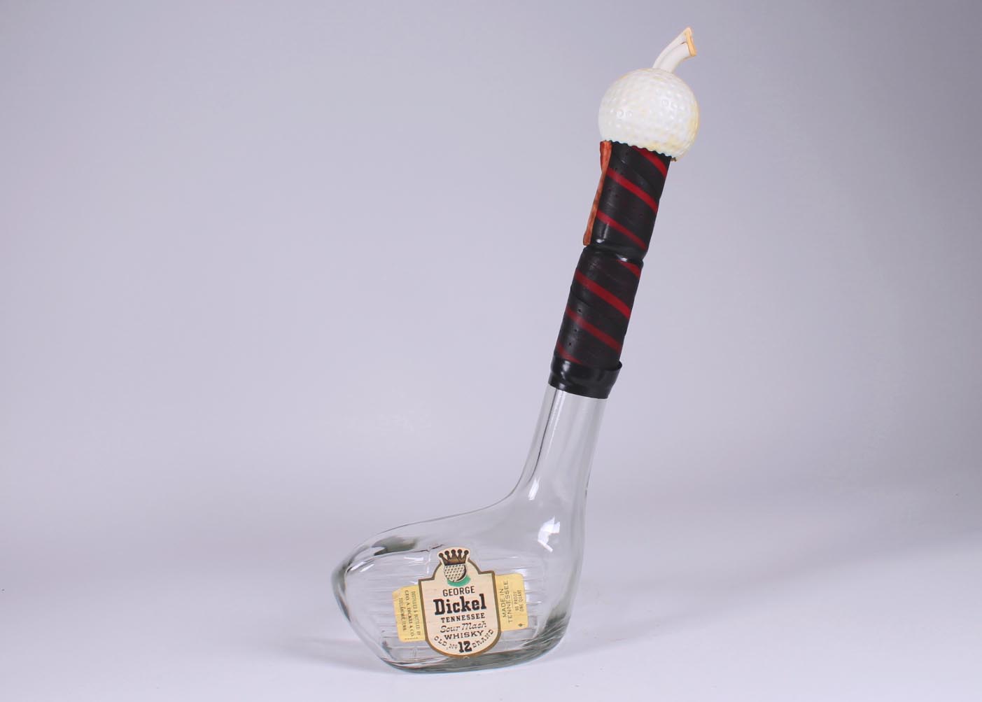 George Dickel Glass Golf Club Decanters