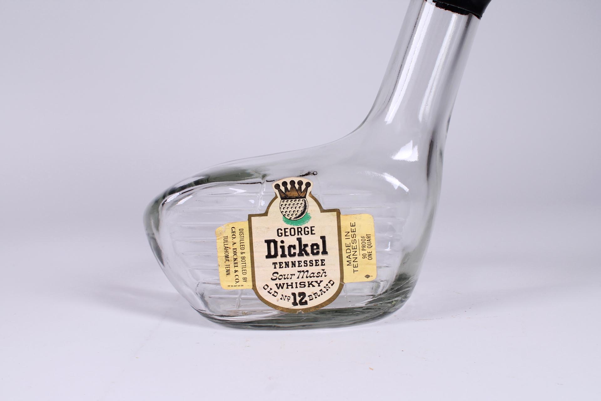 George Dickel Glass Golf Club Decanters