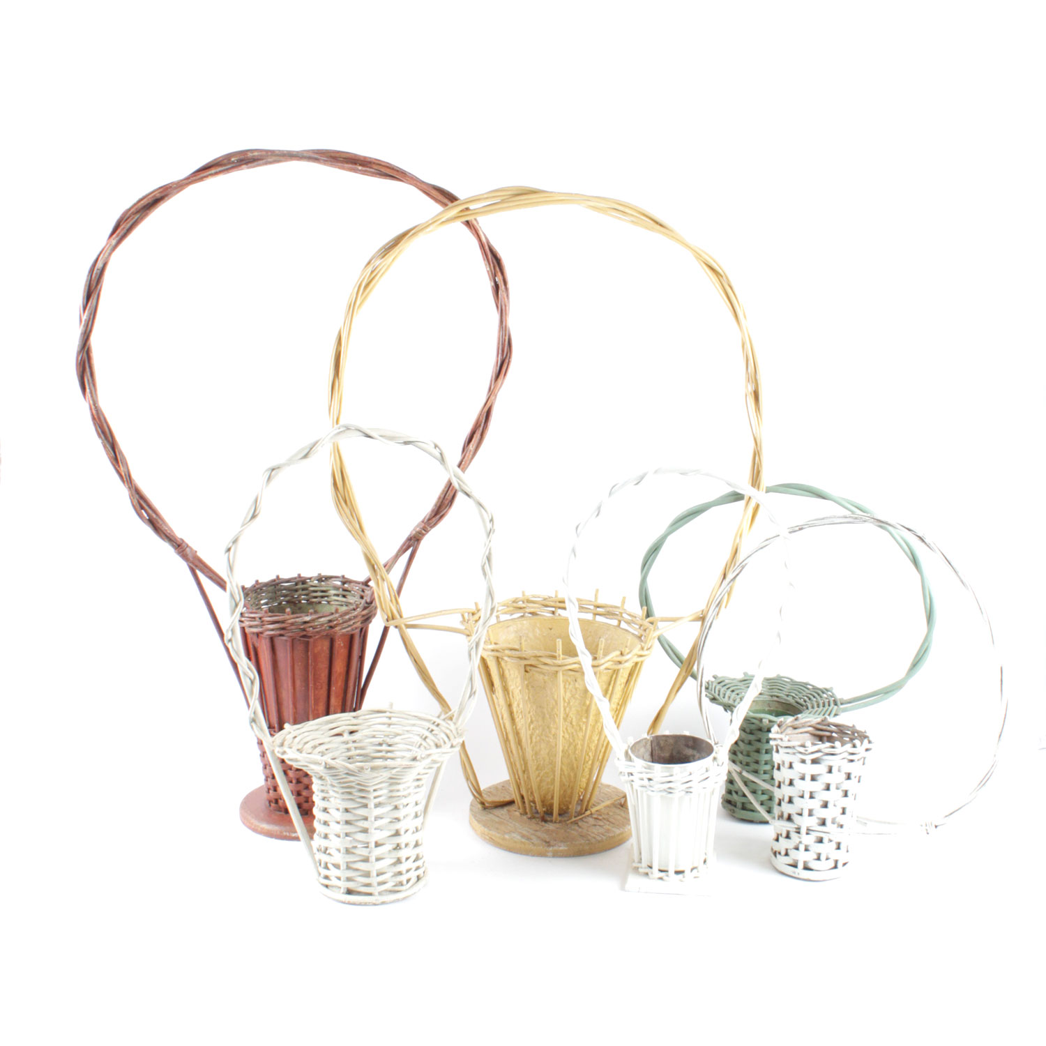 Selection of Antique Wicker Baskets