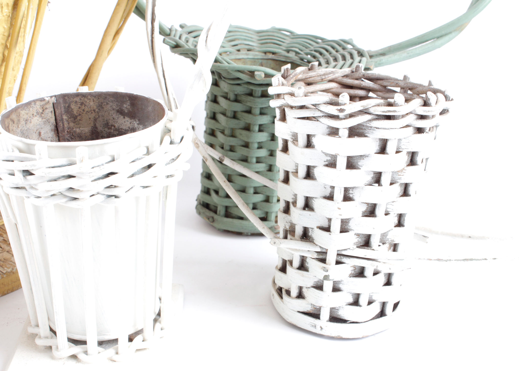 Selection of Antique Wicker Baskets