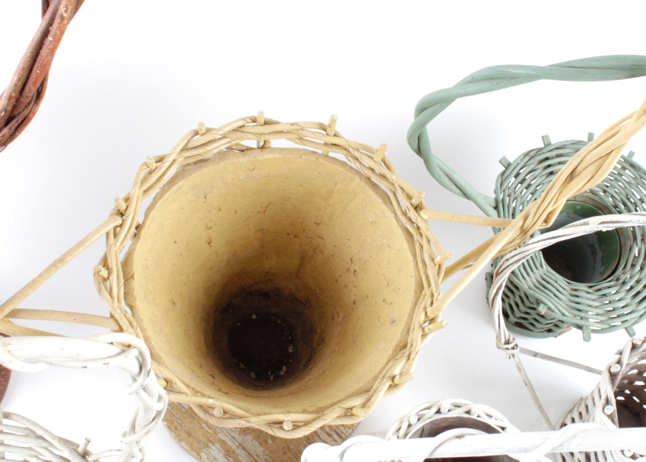 Selection of Antique Wicker Baskets