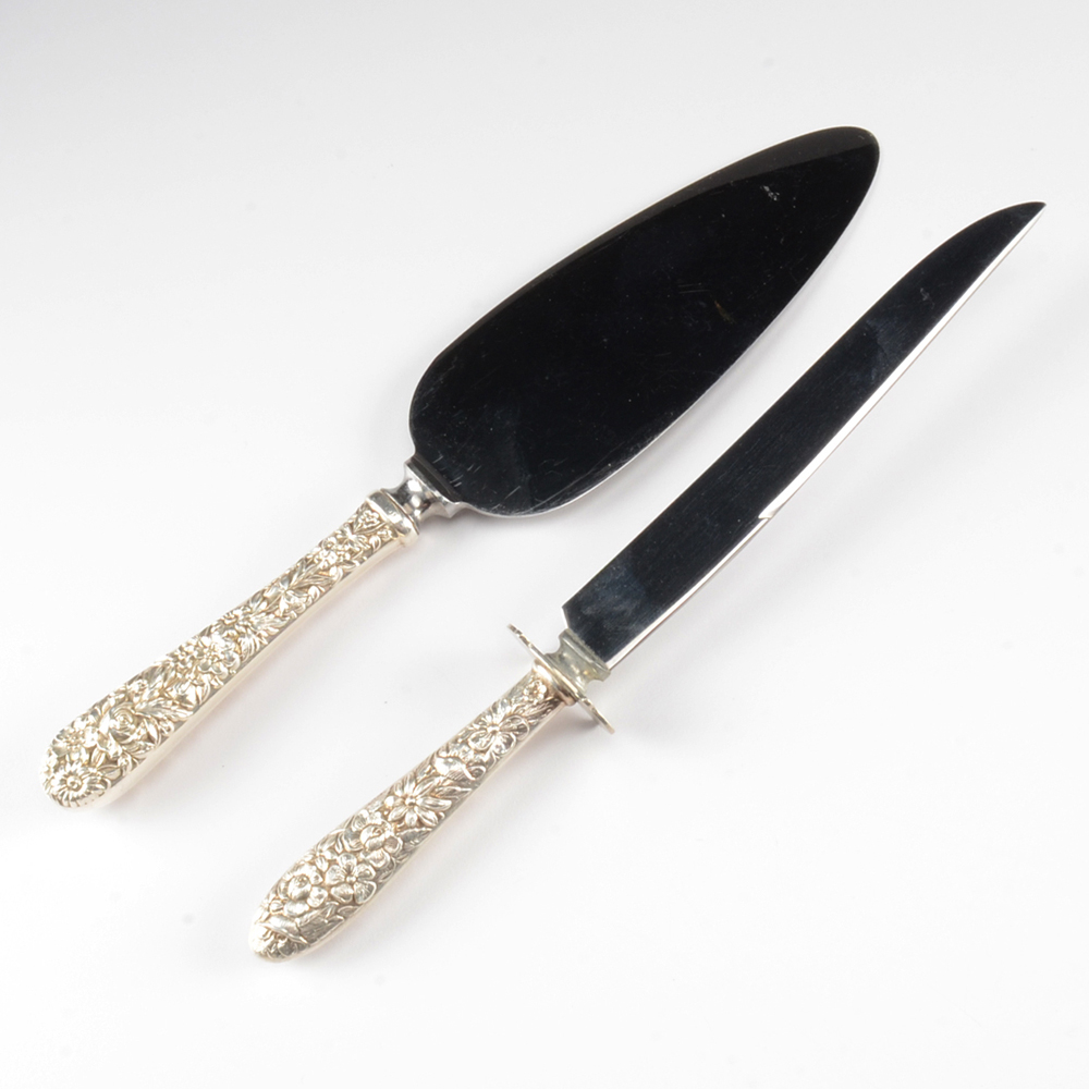 S Kirk & Sons Sterling Silver Repousse Serving Pieces and More