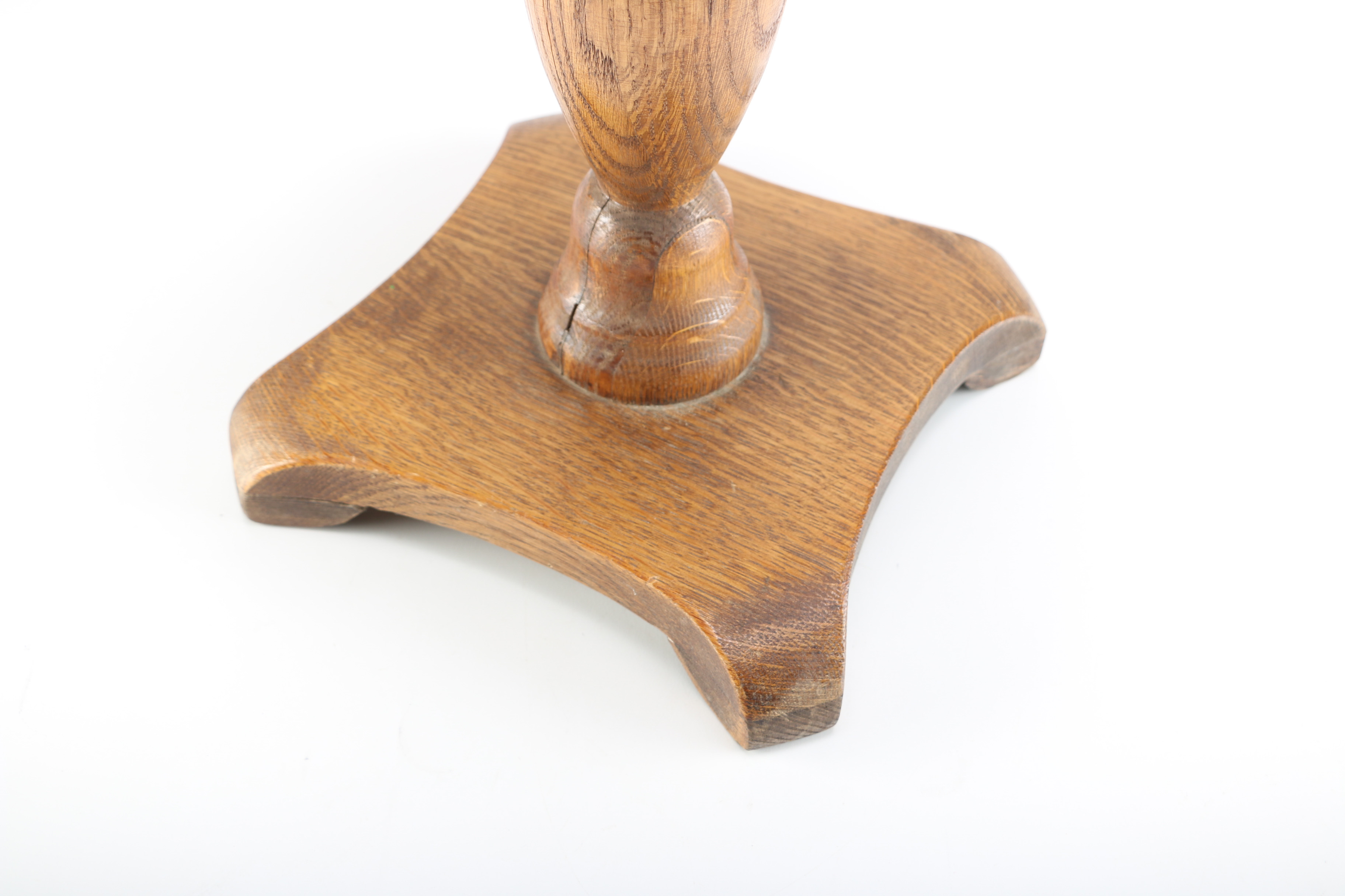 Vintage Oak Pedestal Table