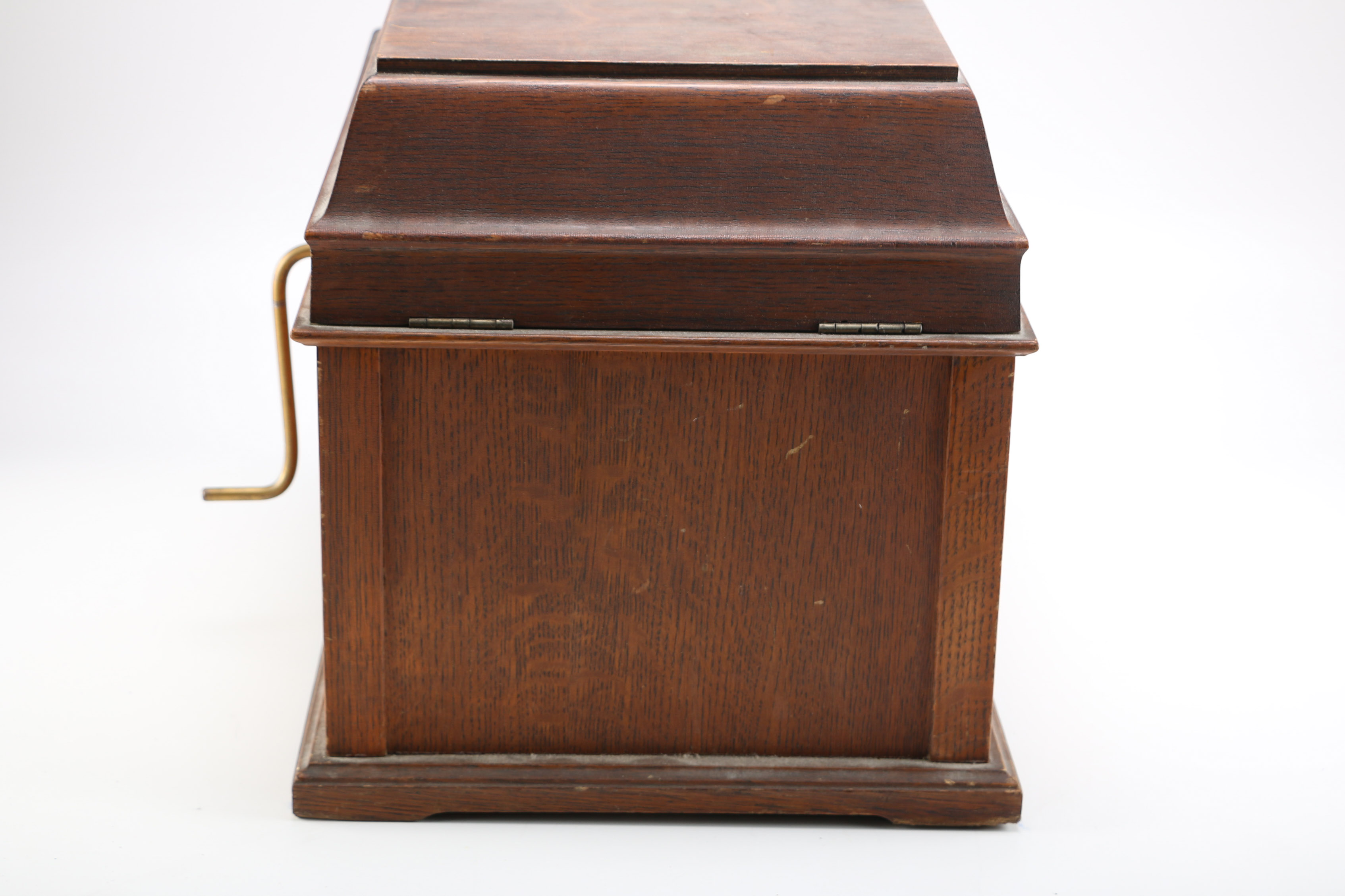 Antique Thomas Edison Amberola Phonograph with Cylinders