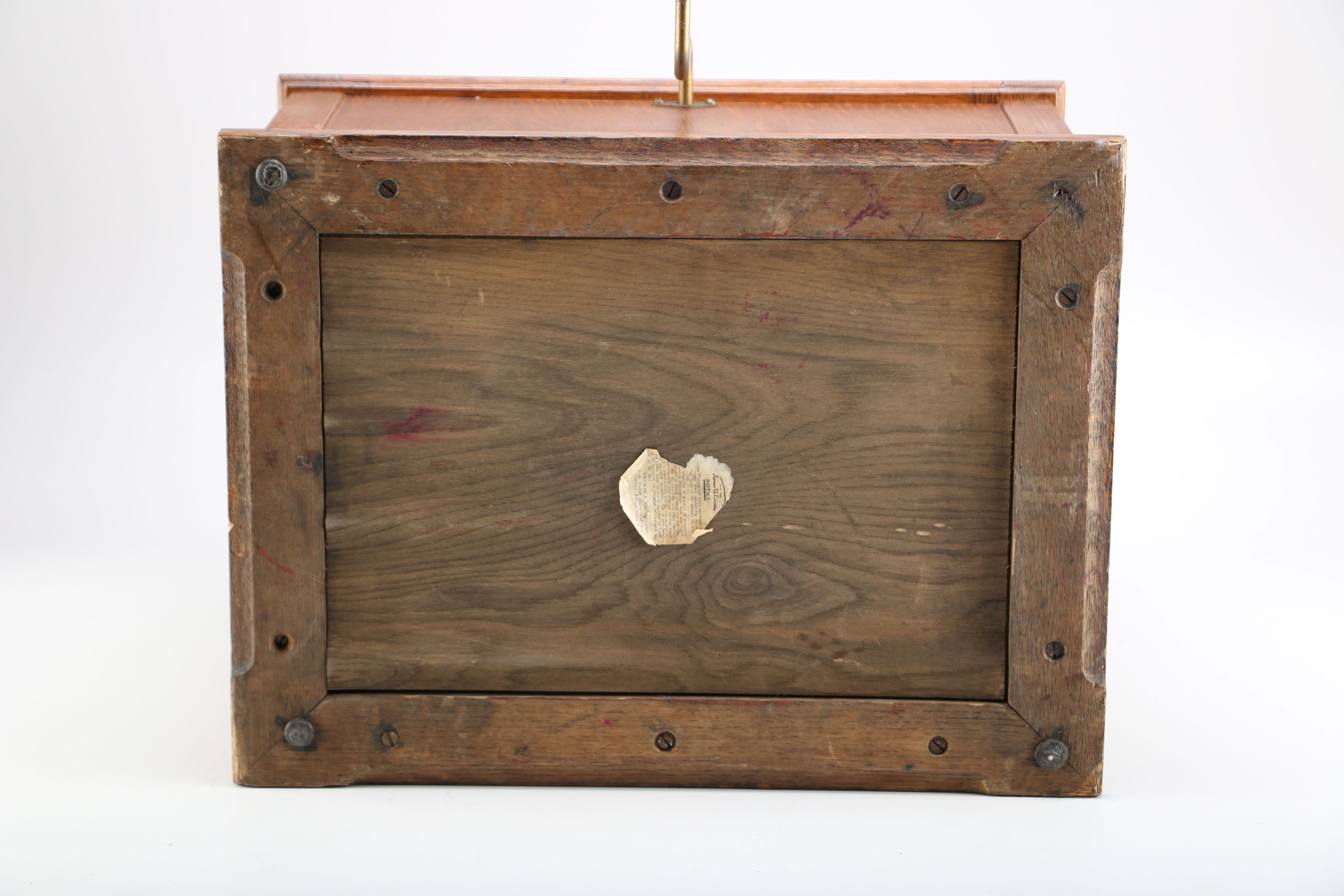 Antique Thomas Edison Amberola Phonograph with Cylinders