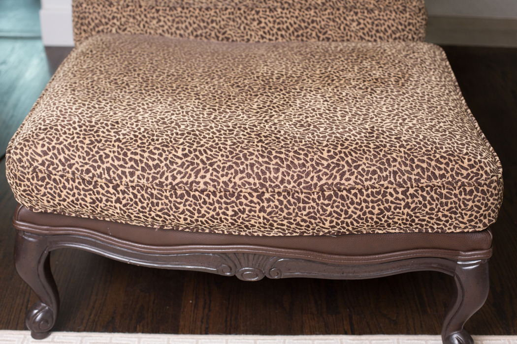 Ethan Allen Harris Chair and Ottoman