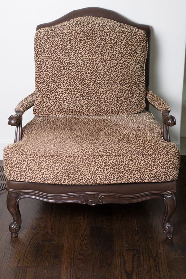 Ethan Allen Harris Chair and Ottoman