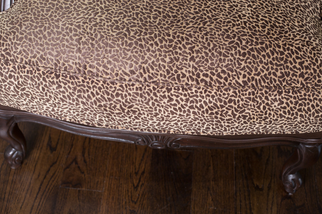 Ethan Allen Harris Chair and Ottoman