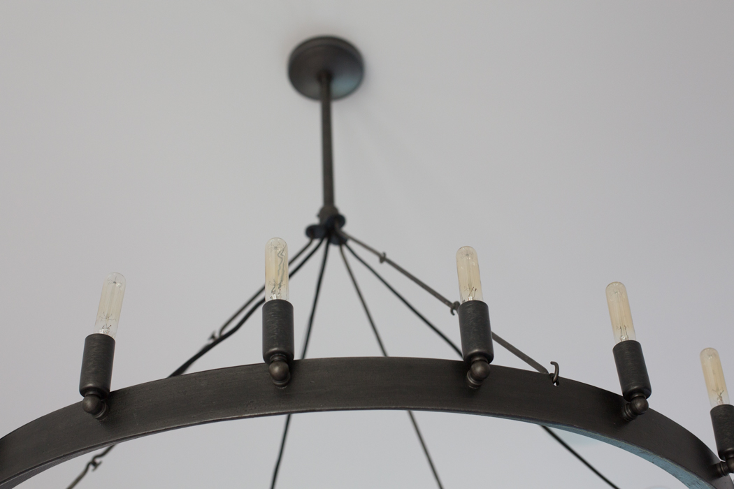 Restoration Hardware Camino Vintage Filament Round Chandelier