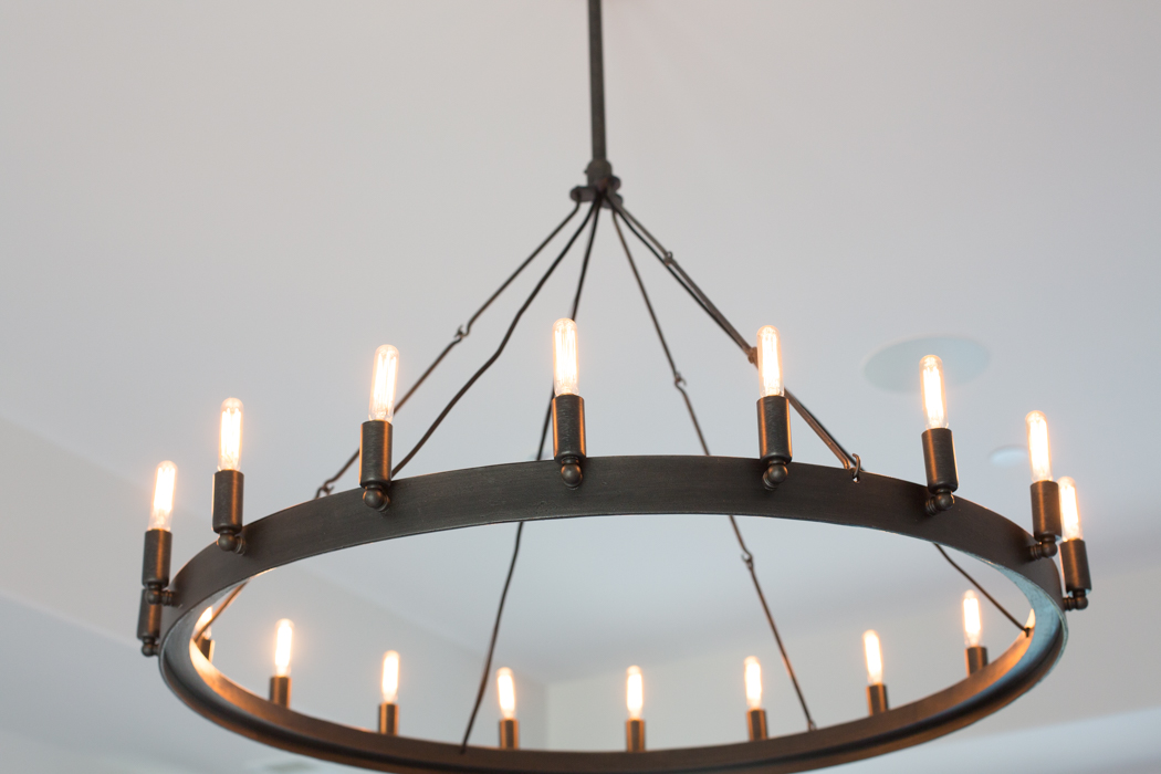 Restoration Hardware Camino Vintage Filament Round Chandelier