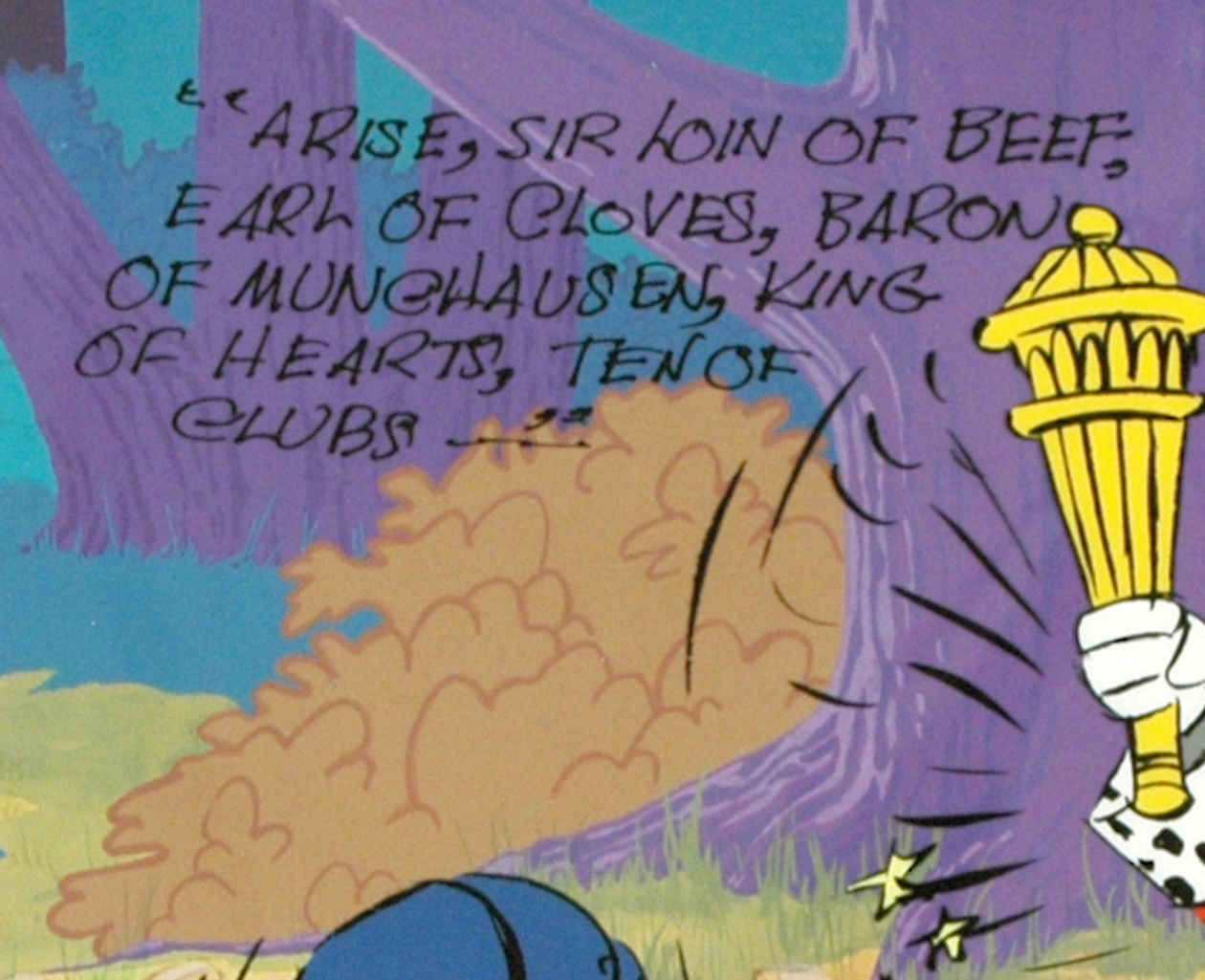 Chuck Jones "Sir Loin of Beef" Animation Cel