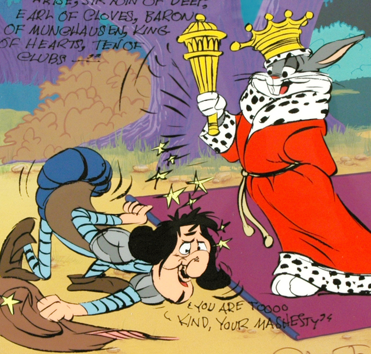 Chuck Jones "Sir Loin of Beef" Animation Cel