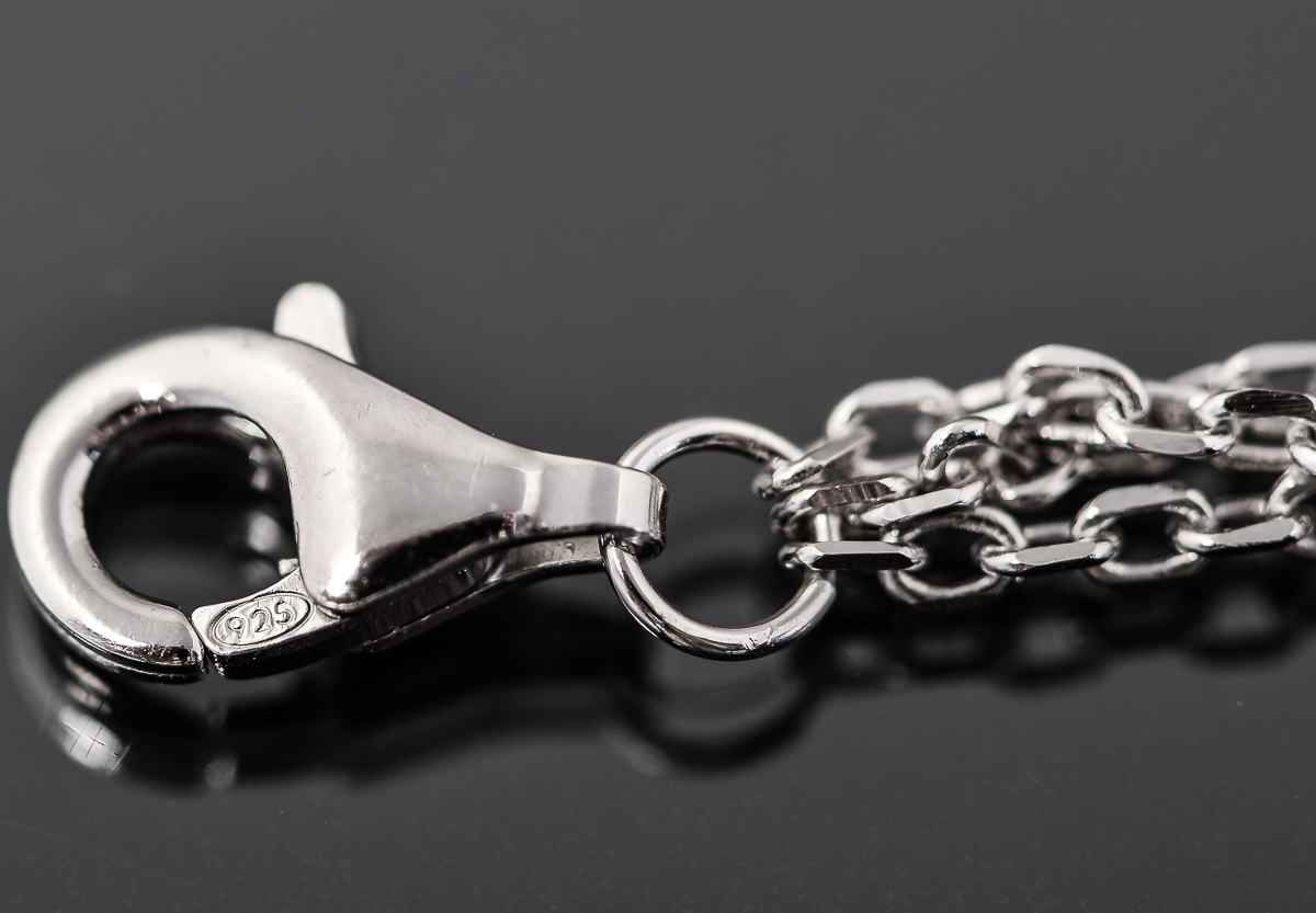 Sterling Silver Triangle Charm Bracelet