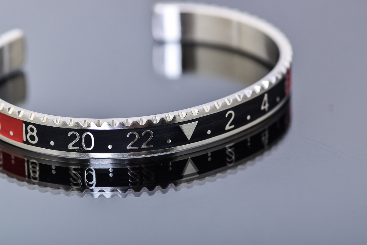 Stainless Steel Enameled Cuff Bracelet