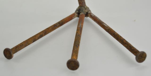 Metal Folk Art Frog with Gun by Bruce Wilham