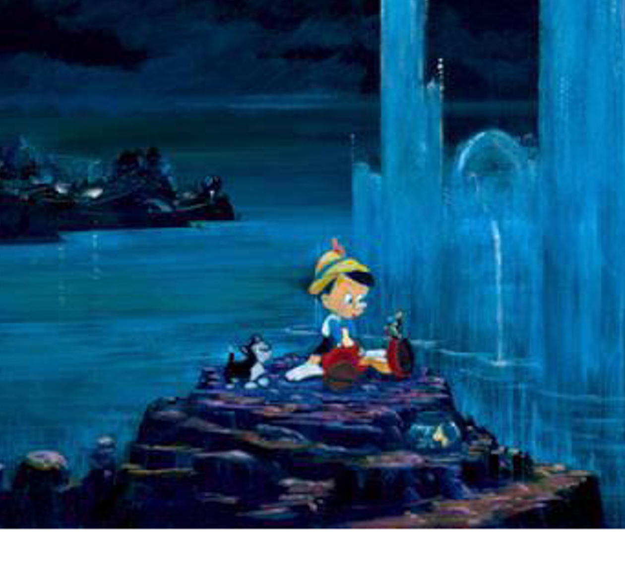 Peter & Harrison Ellenshaw "Blue Castle" Limited Edition Giclee on Canvas