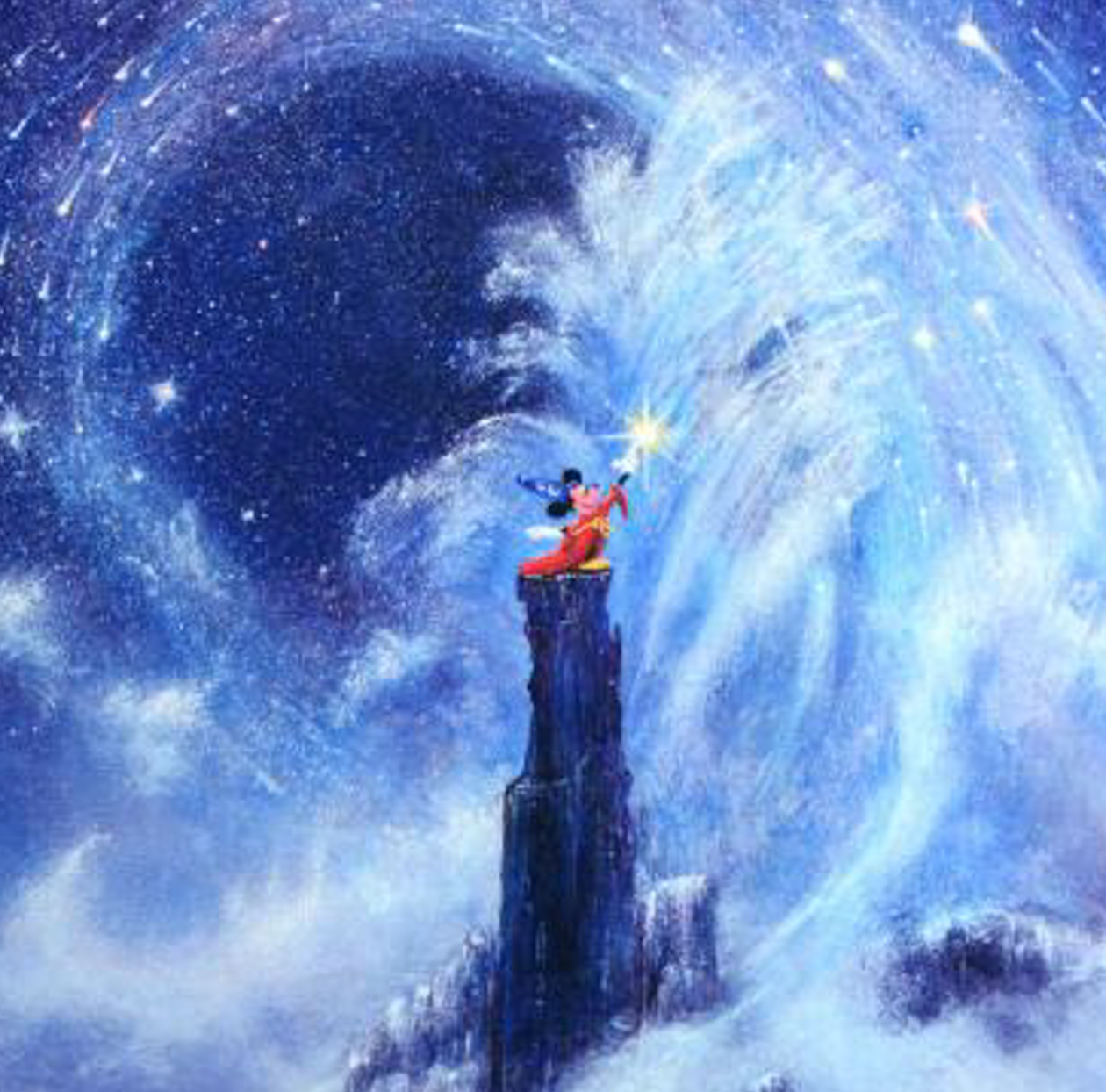 Peter Ellenshaw "Mickey's Dream " Limited Edition Giclee on Canvas