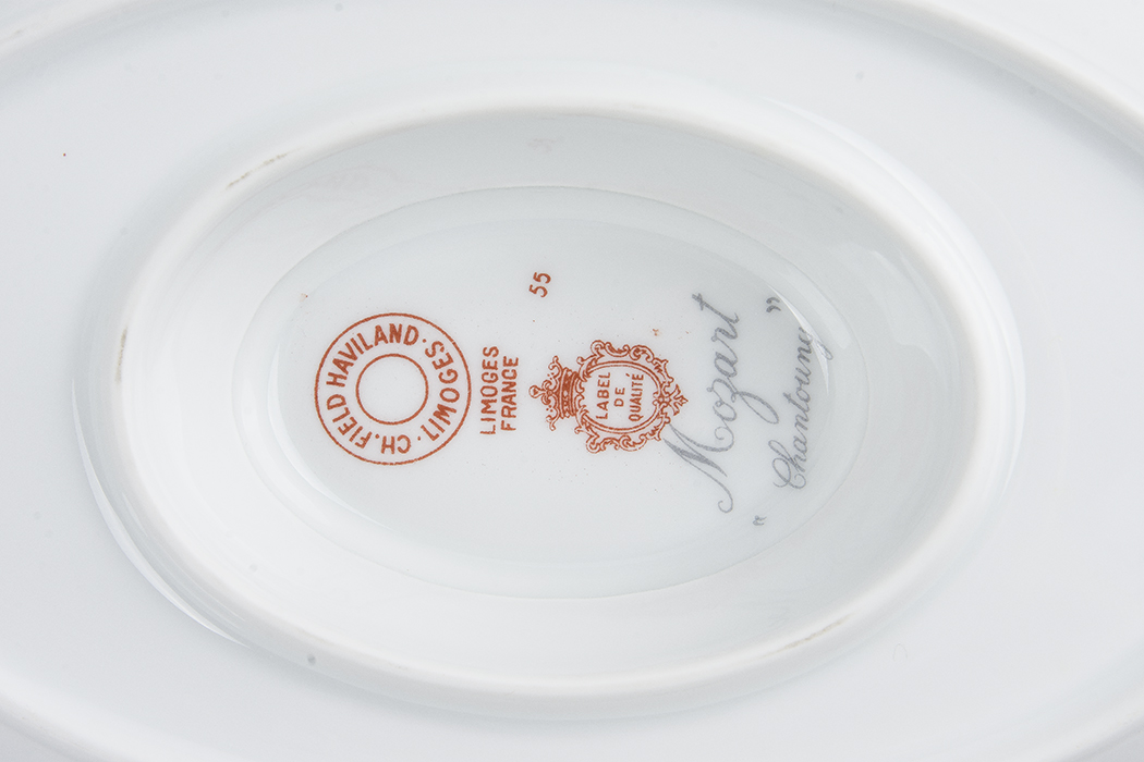 C.H. Field Haviland Limoges Mozart "Chantoung" China
