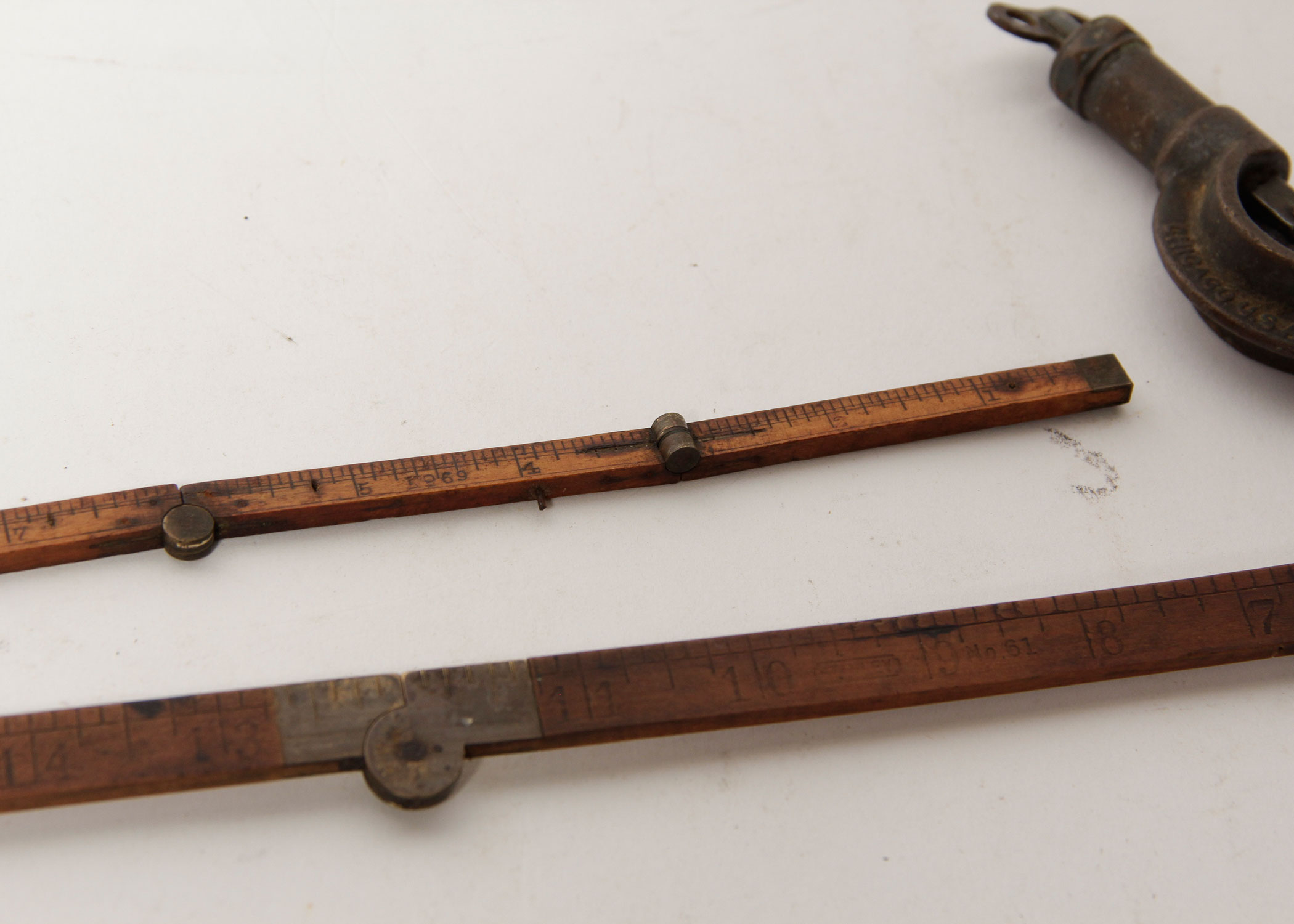 Antique Stanley Carpenter Tools and Vintage Pipe Cutter