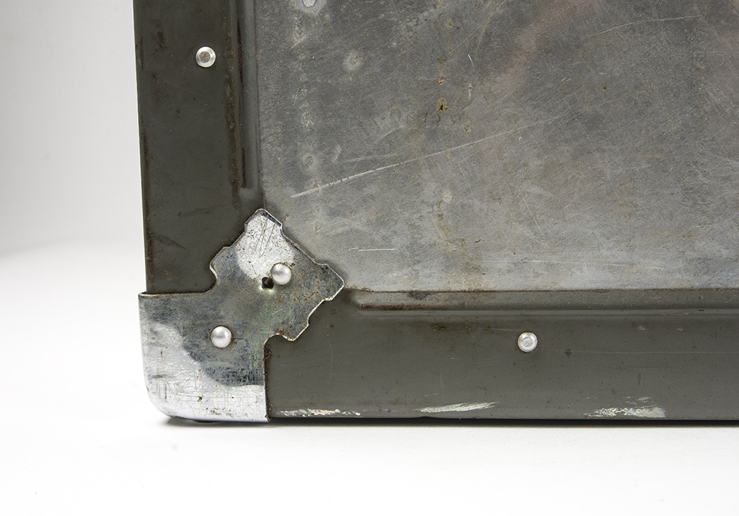 Vintage Japanese Kowa Aluminum Steamer Trunk