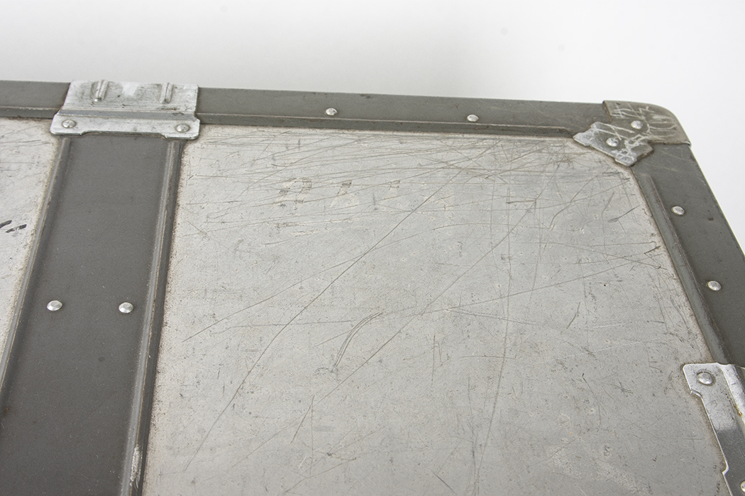 Vintage Japanese Kowa Aluminum Steamer Trunk