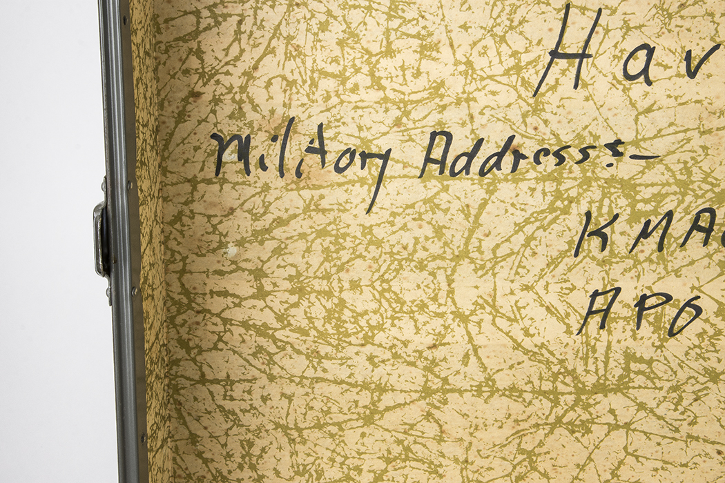 Vintage Japanese Kowa Aluminum Steamer Trunk