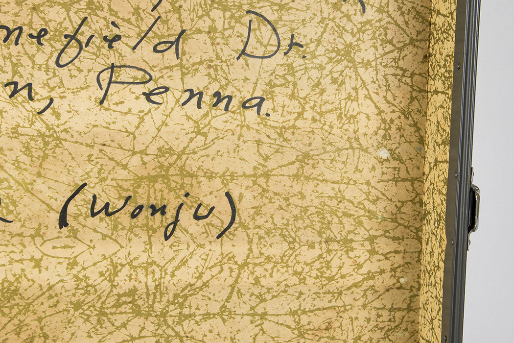 Vintage Japanese Kowa Aluminum Steamer Trunk