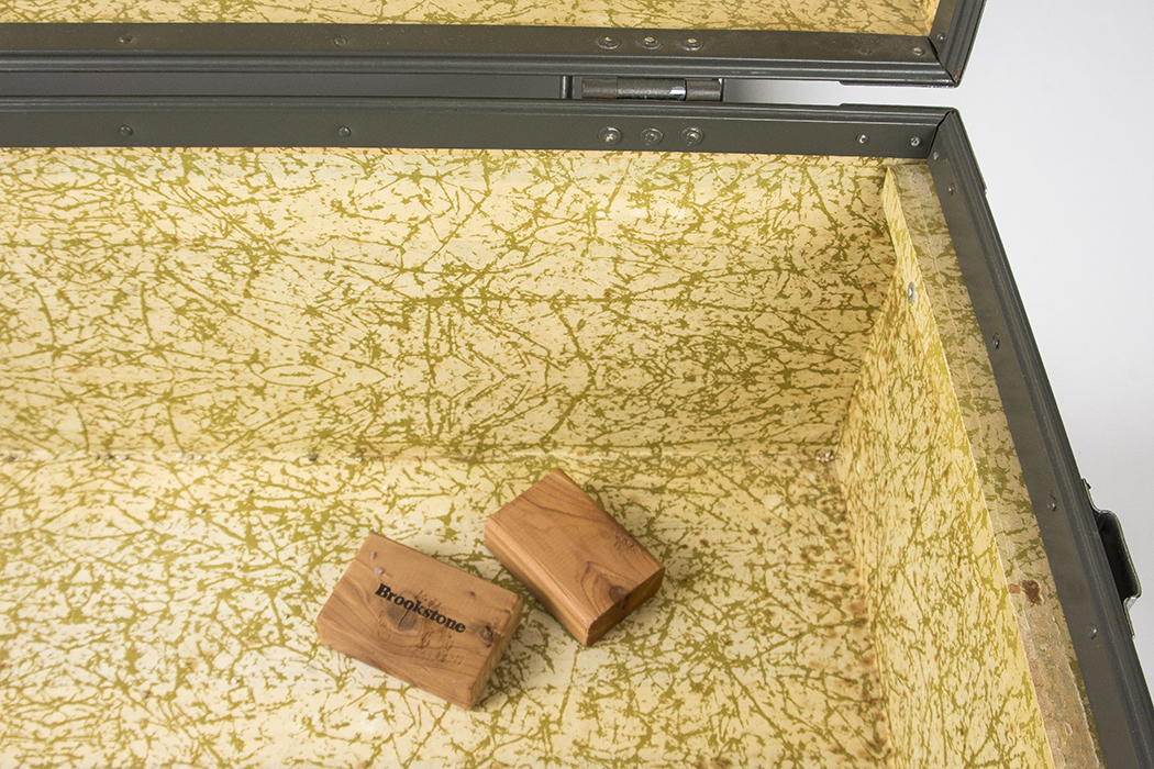 Vintage Japanese Kowa Aluminum Steamer Trunk