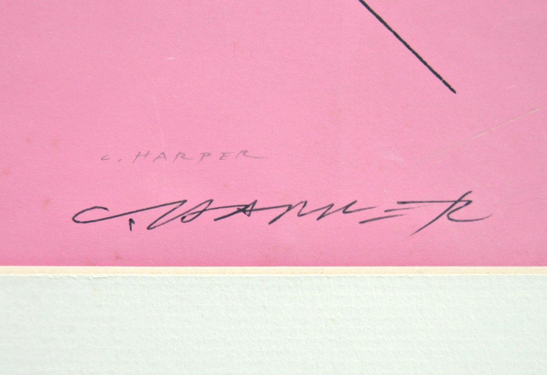 Charley Harper Signed Ford Times Serigraph "Song Sparrow"