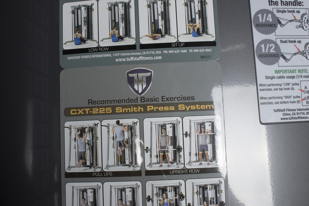 Tuff Stuff Model CXT-200 Corner Trainer Including Smith Press