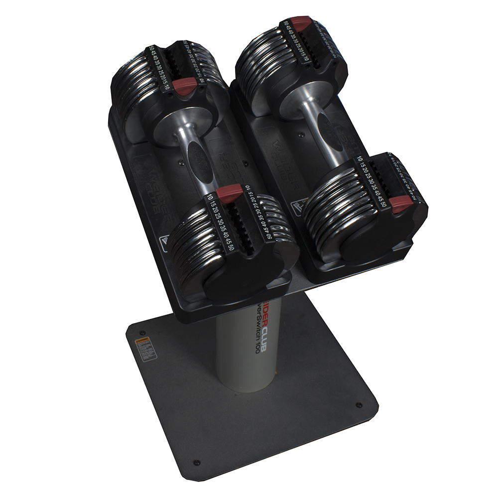 Weider adjustable dumbbell online weight stand