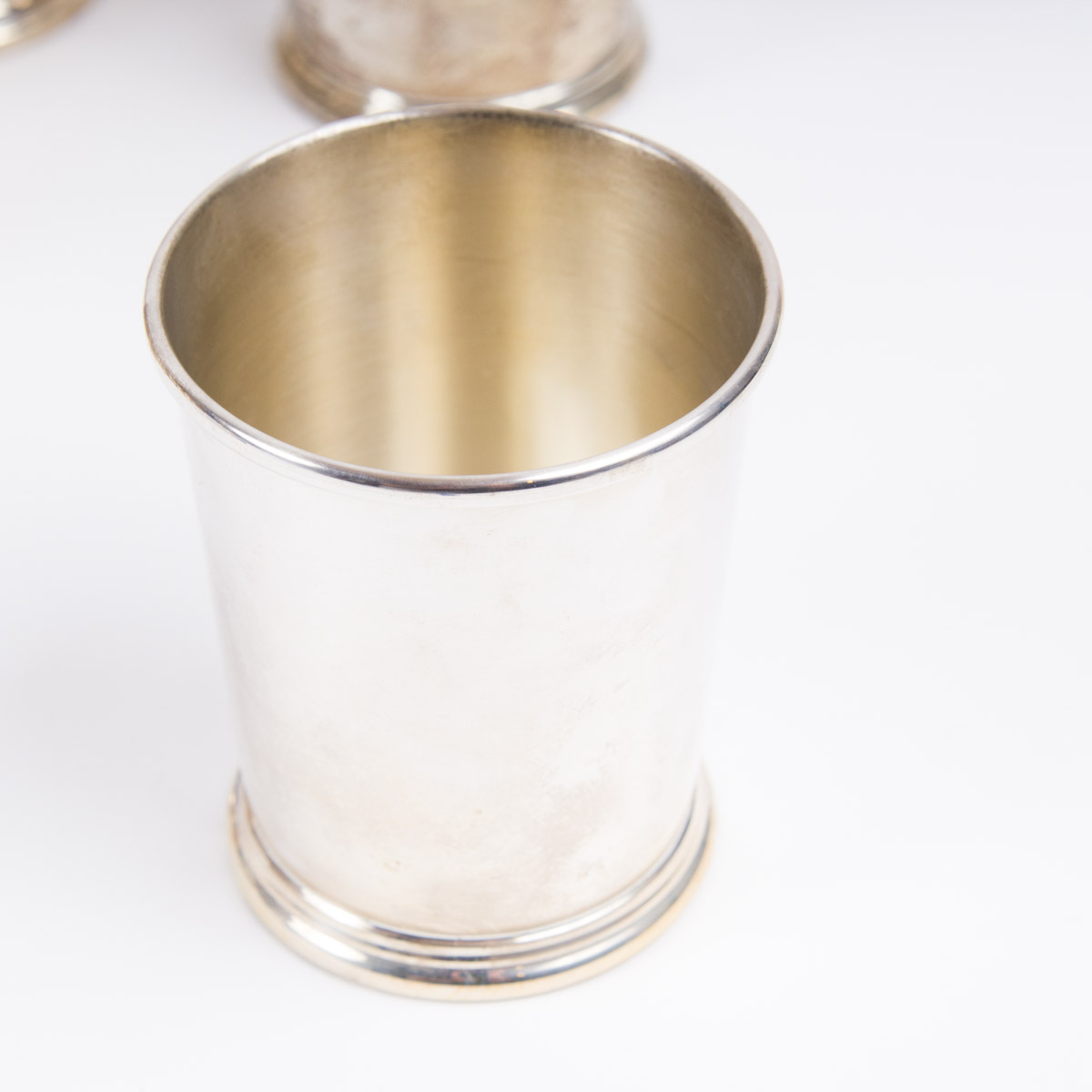 The Frank Herschede Co. Monogrammed Sterling Silver Julep Cup Set