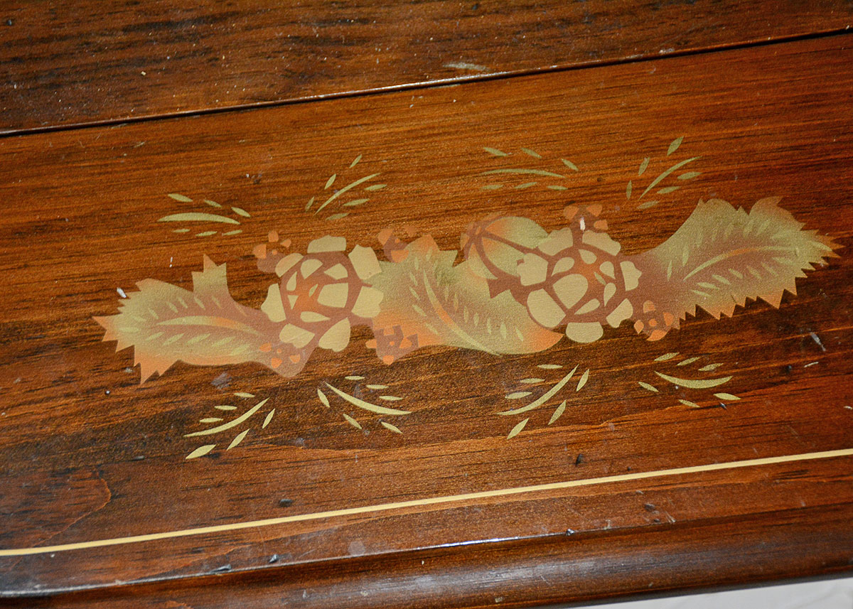 Antique Walter of Wabash Drop-Leaf Tea Cart