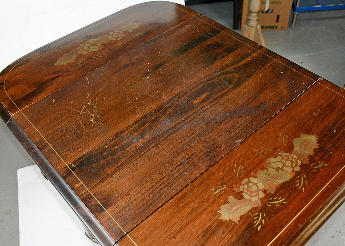 Antique Walter of Wabash Drop-Leaf Tea Cart