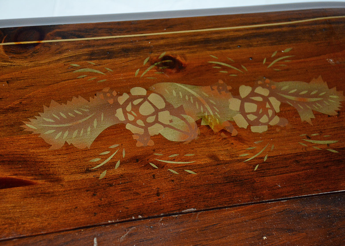 Antique Walter of Wabash Drop-Leaf Tea Cart