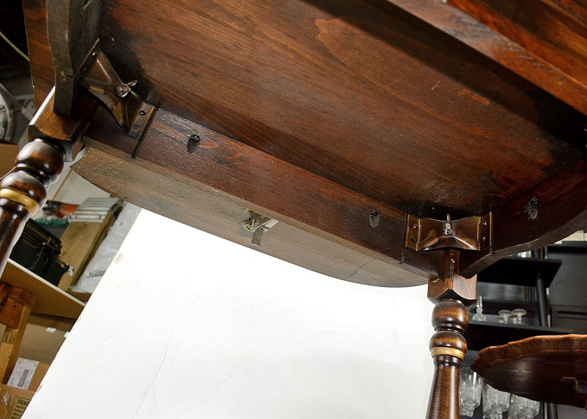 Antique Walter of Wabash Drop-Leaf Tea Cart