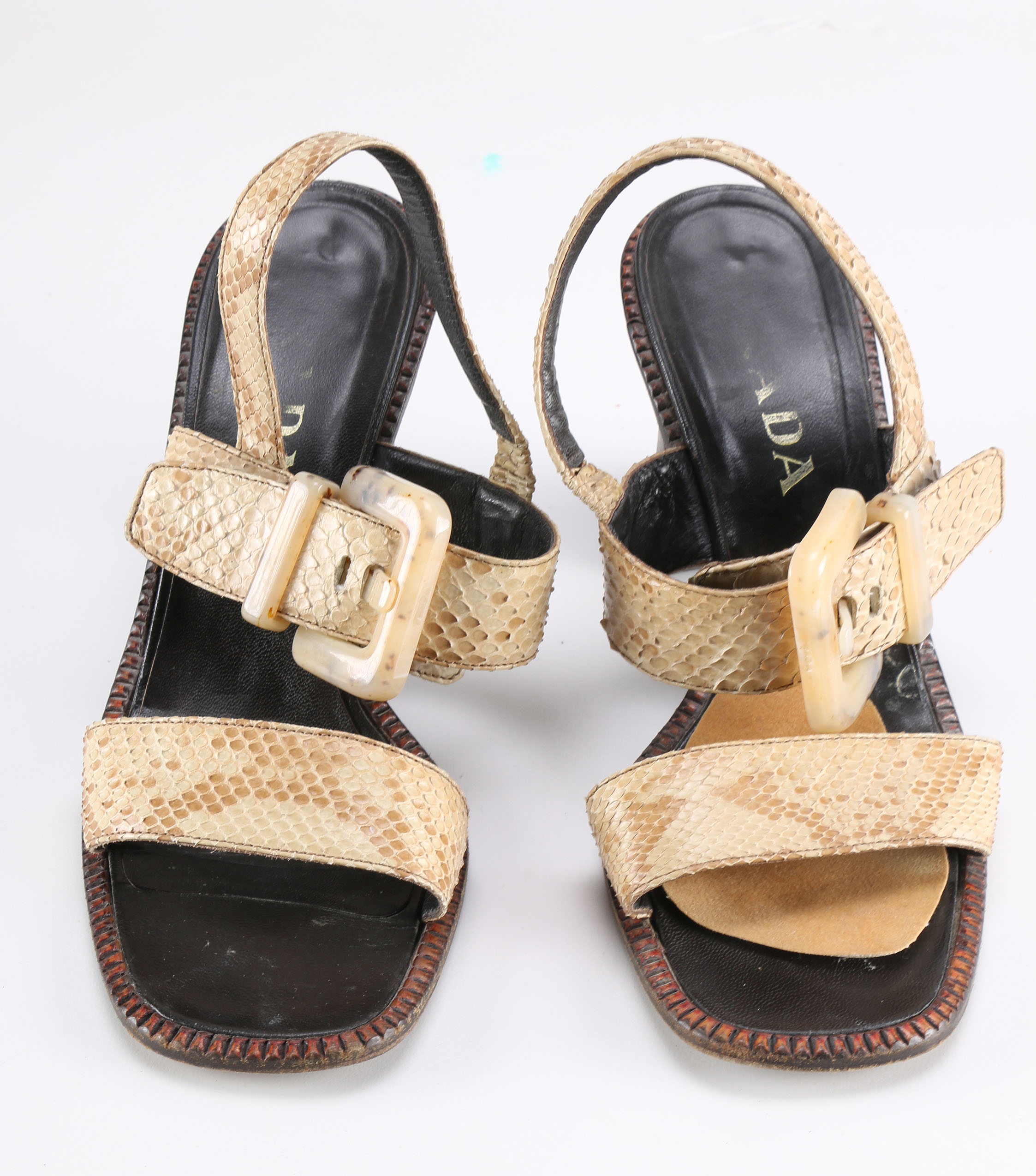 Leather Prada Sandals