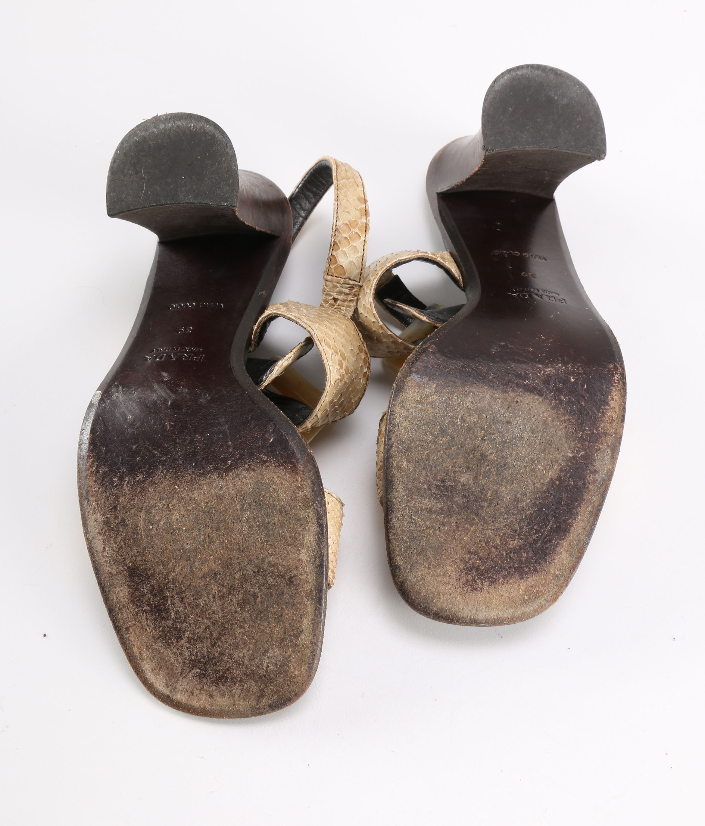 Leather Prada Sandals