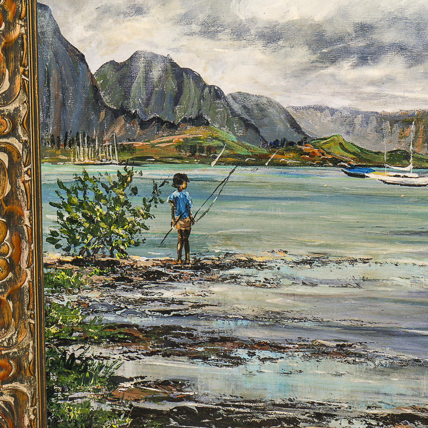 Jean Lopes Original Oil Landscape