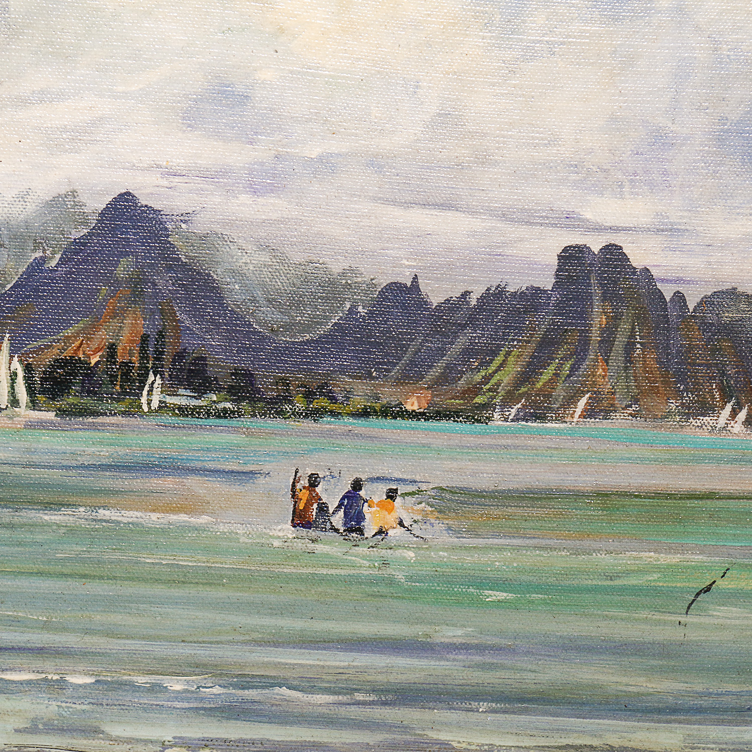 Jean Lopes Original Oil Landscape