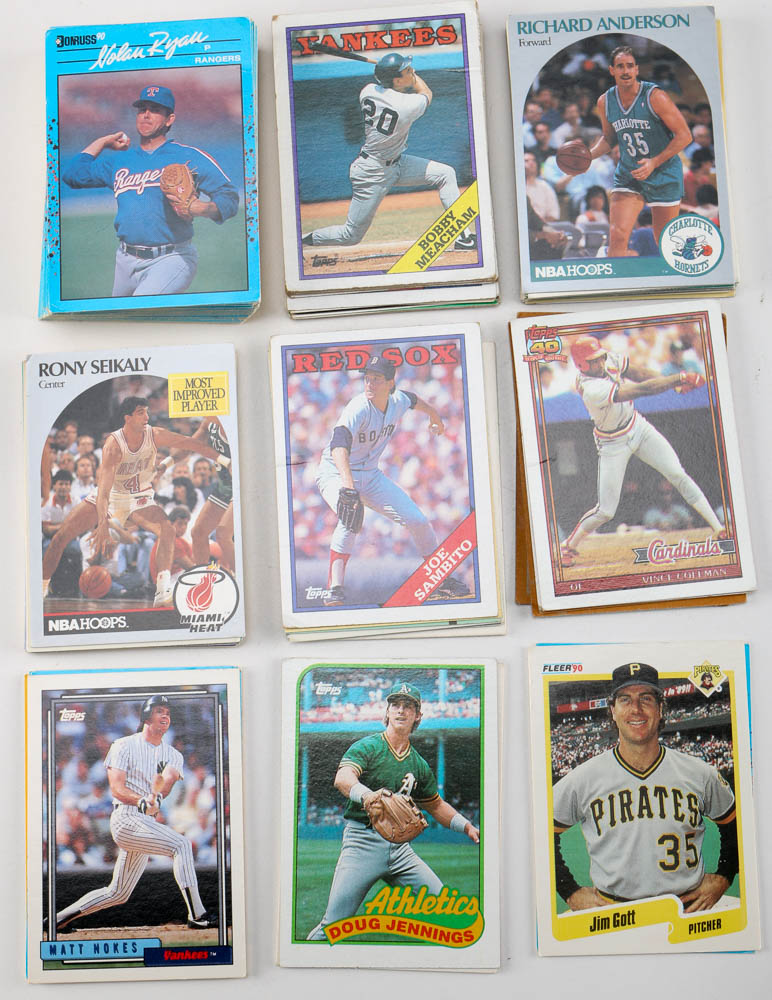 Sports Players Cards with Small Bat