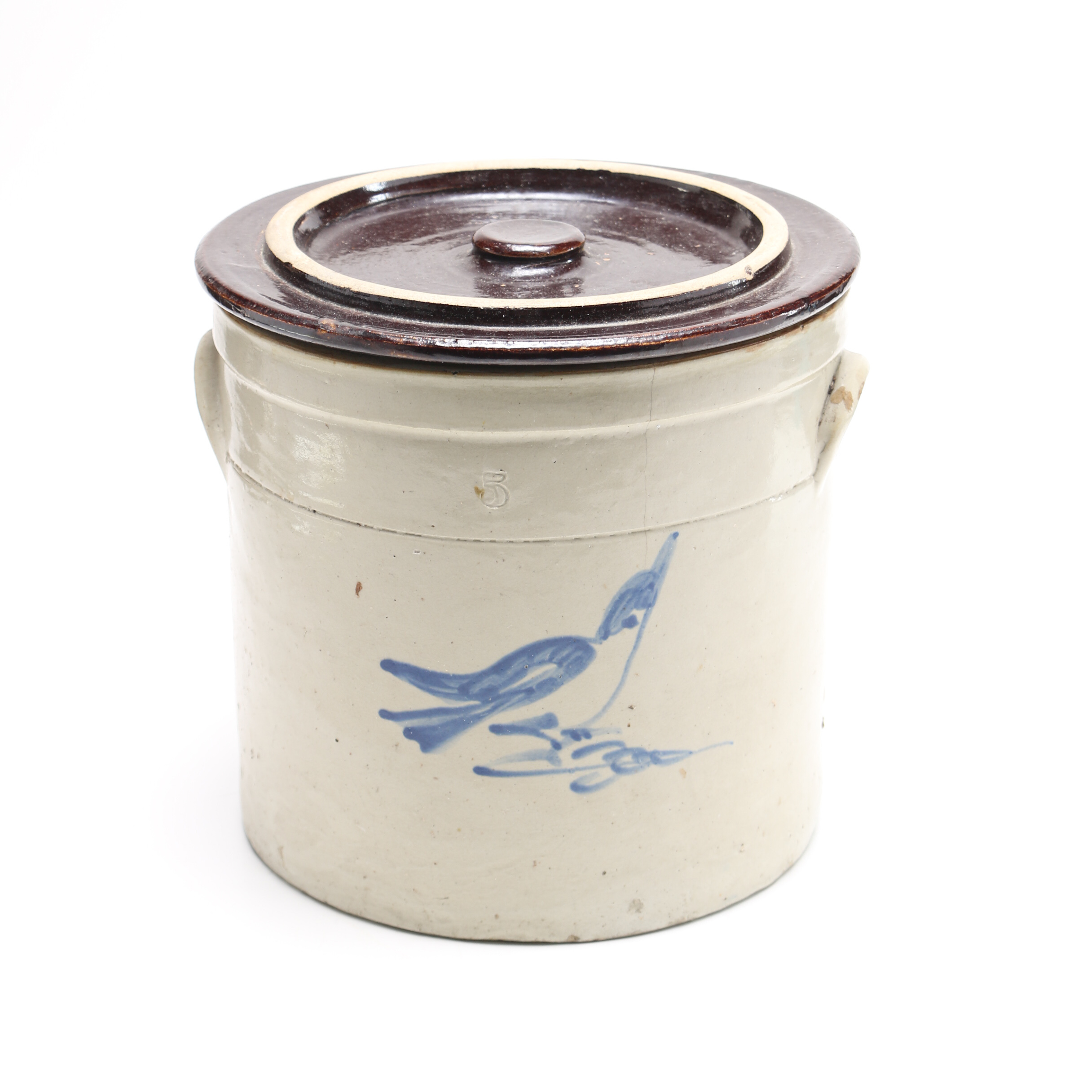 Five Gallon Lidded Ceramic Crock
