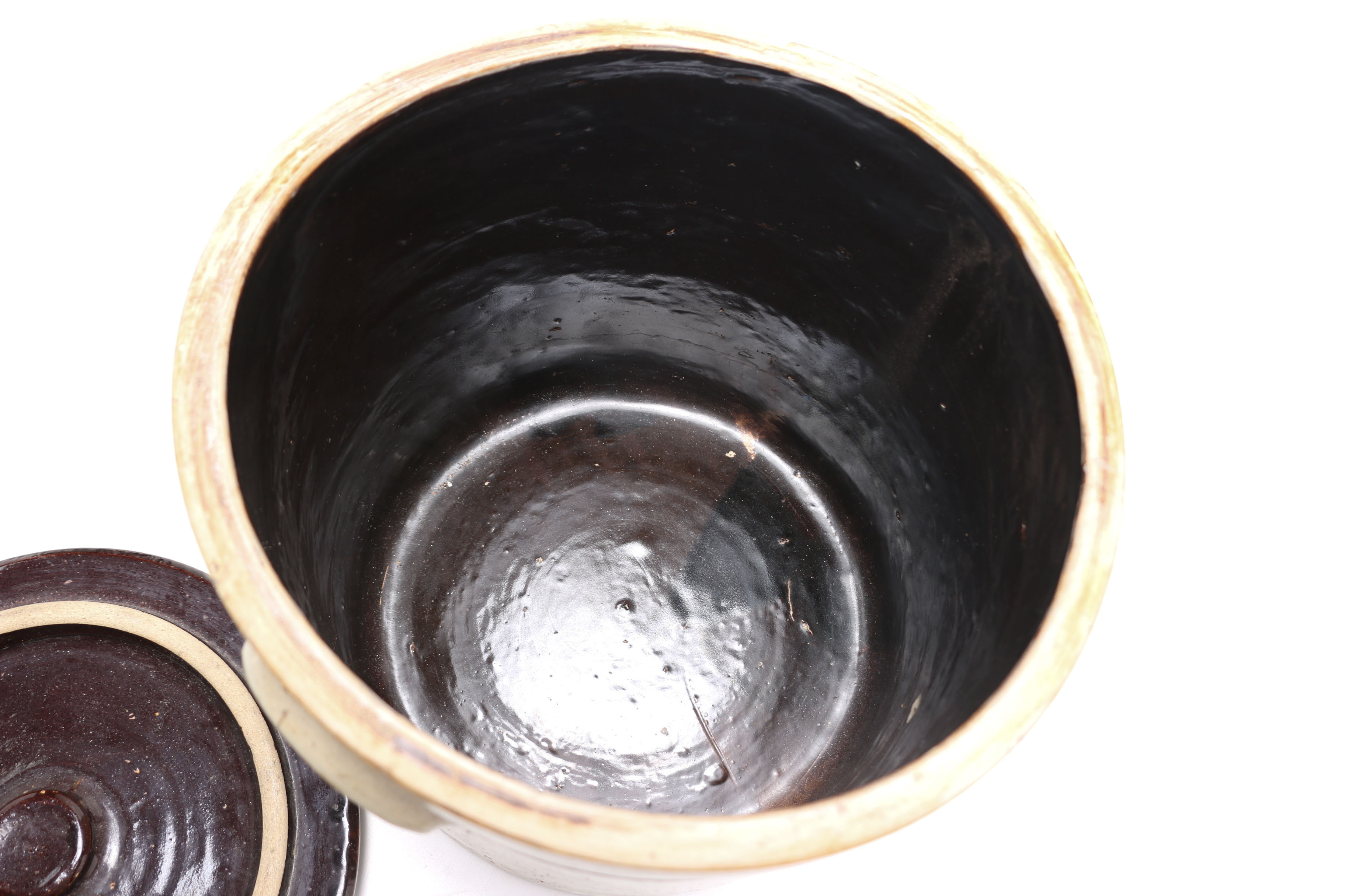 Five Gallon Lidded Ceramic Crock