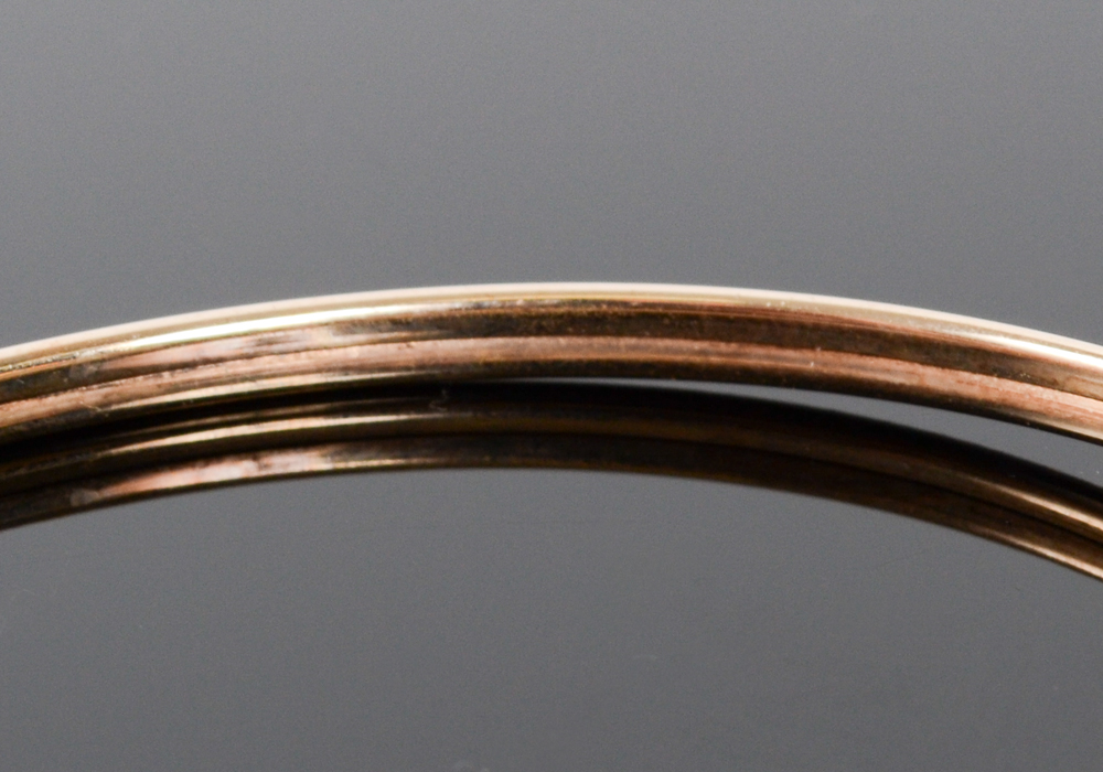 Pair of 10 Karat Gold Bracelets