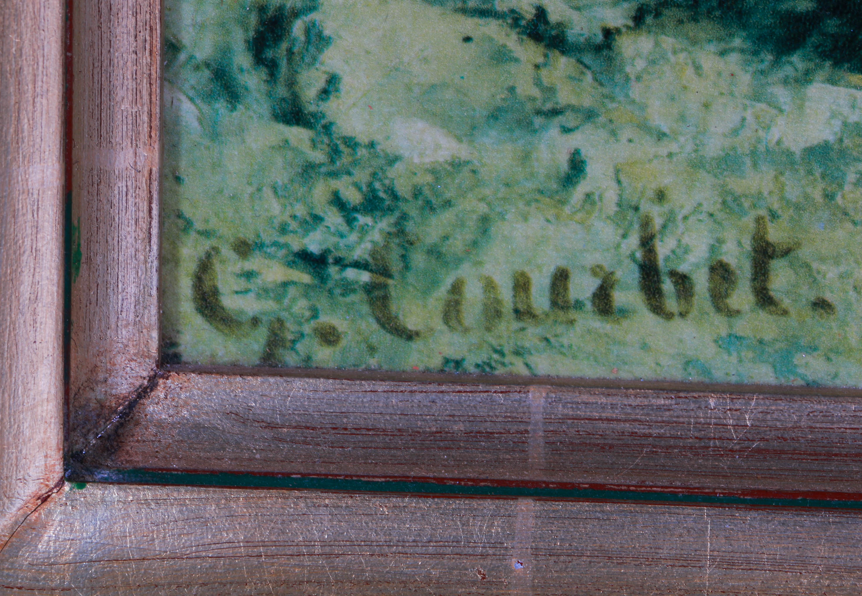 Giclée on Canvas After Gustav Courbet "Le Chateau de Chillon"