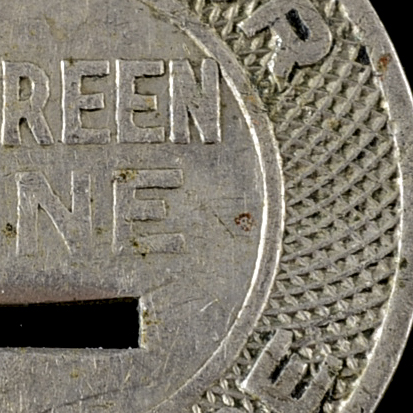 Vintage Green Line Transit Token