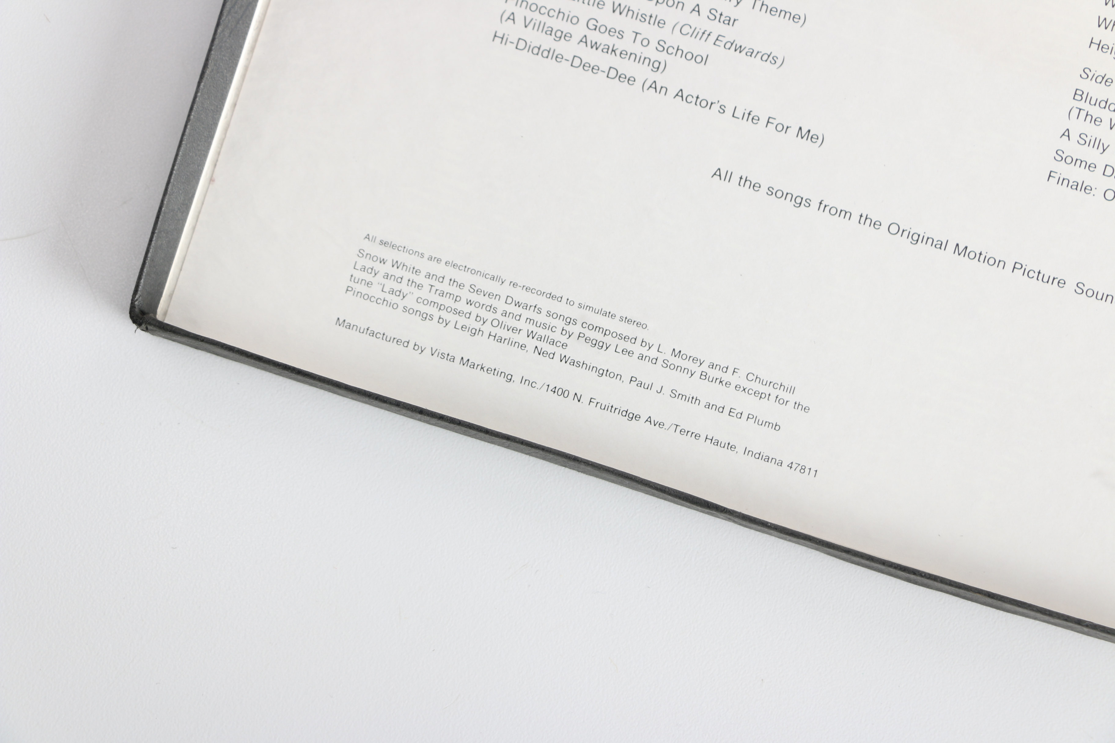 Vintage Walt Disney Picture Disc Records Box Set