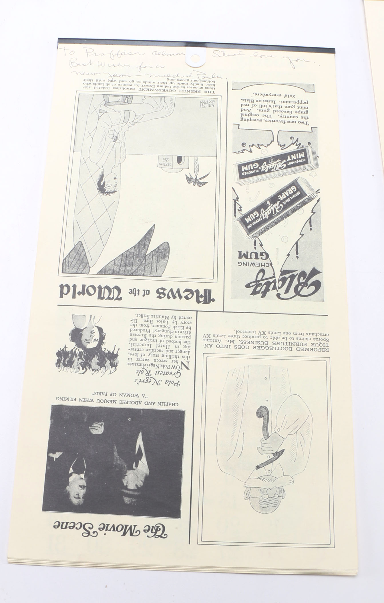 Illustrated Calendars Dated 1927 and the 1970s