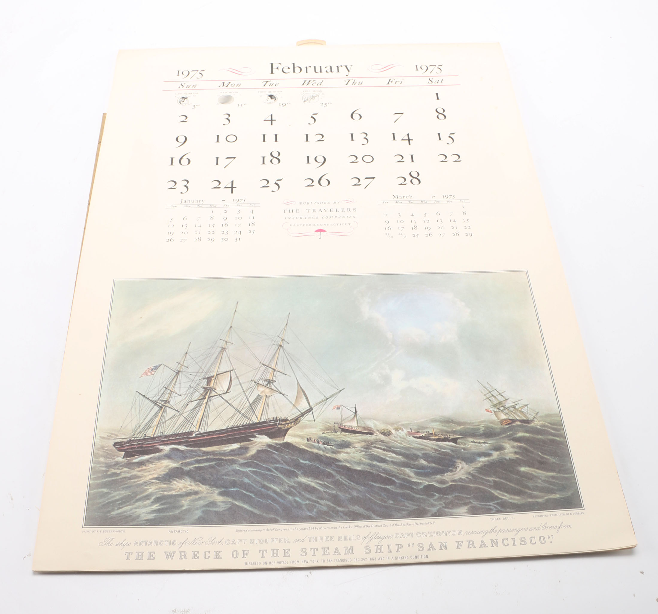 Illustrated Calendars Dated 1927 and the 1970s